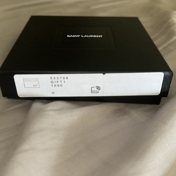 NWT 2019 YSL Gift - Leather Card Holder w/ Mirror - Picture 11 of 12